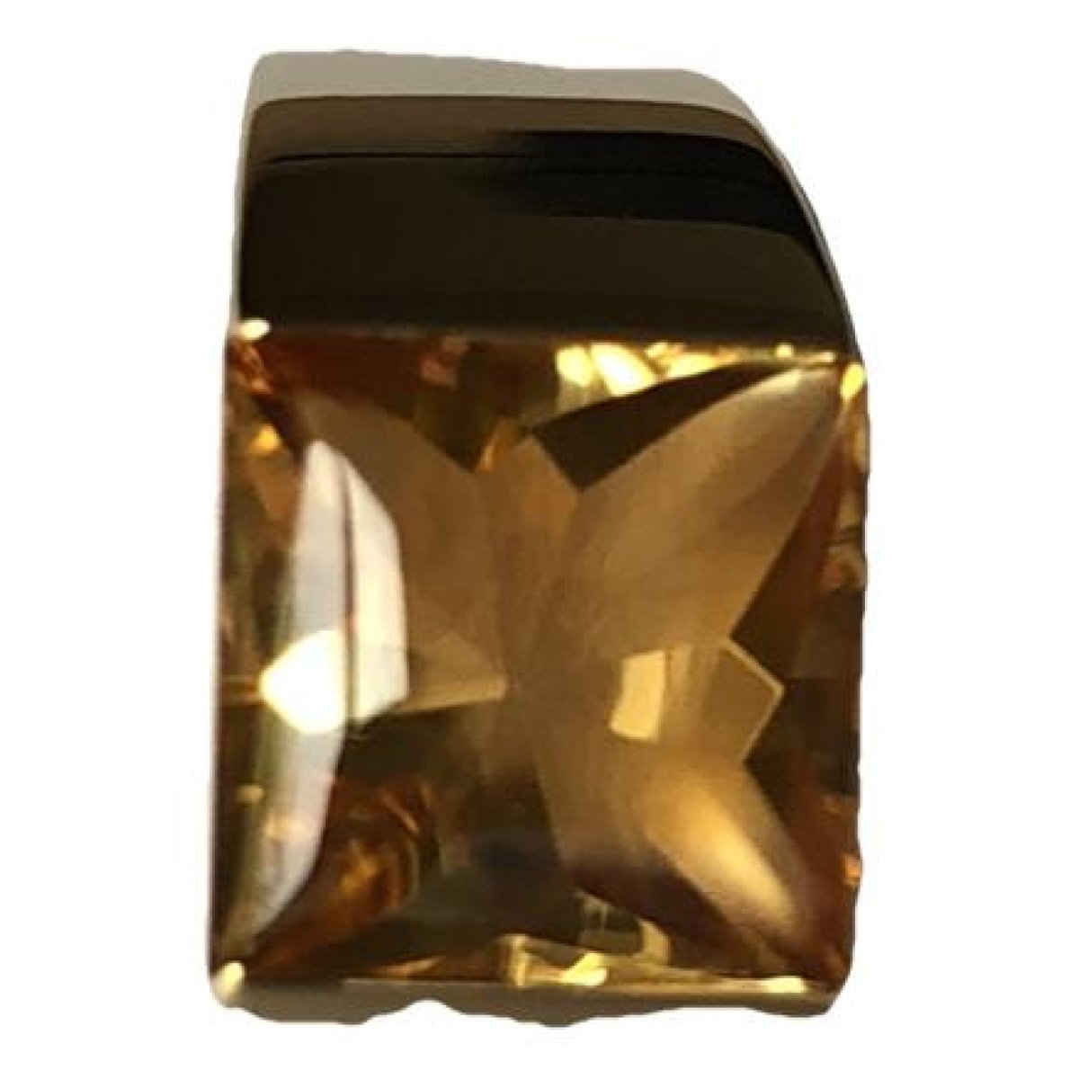 Tank yellow gold ring