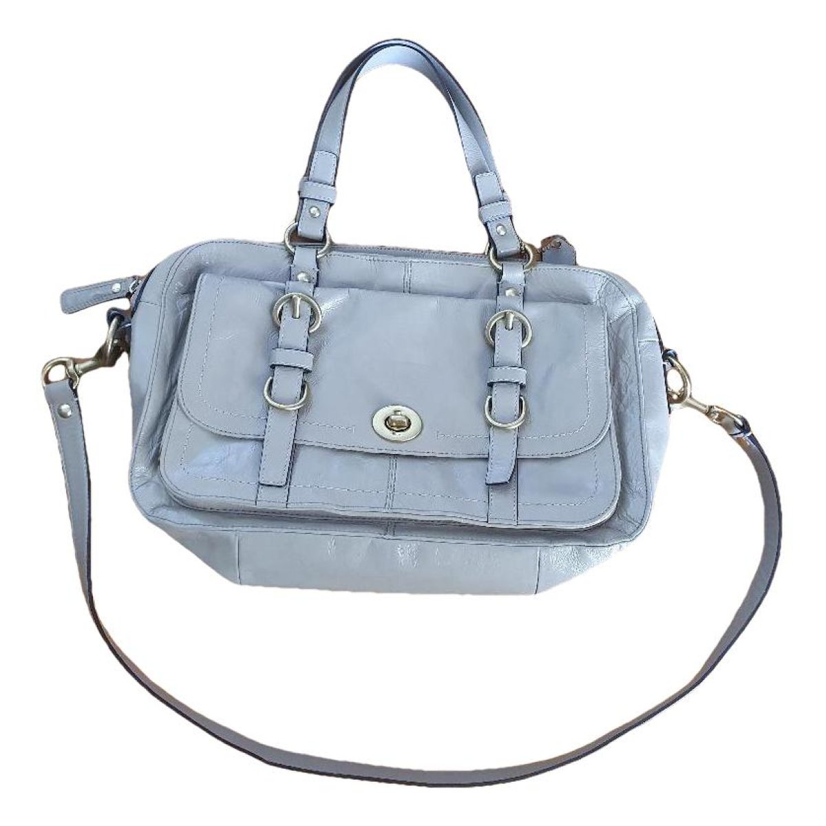 Cartable mini sierra leather handbag