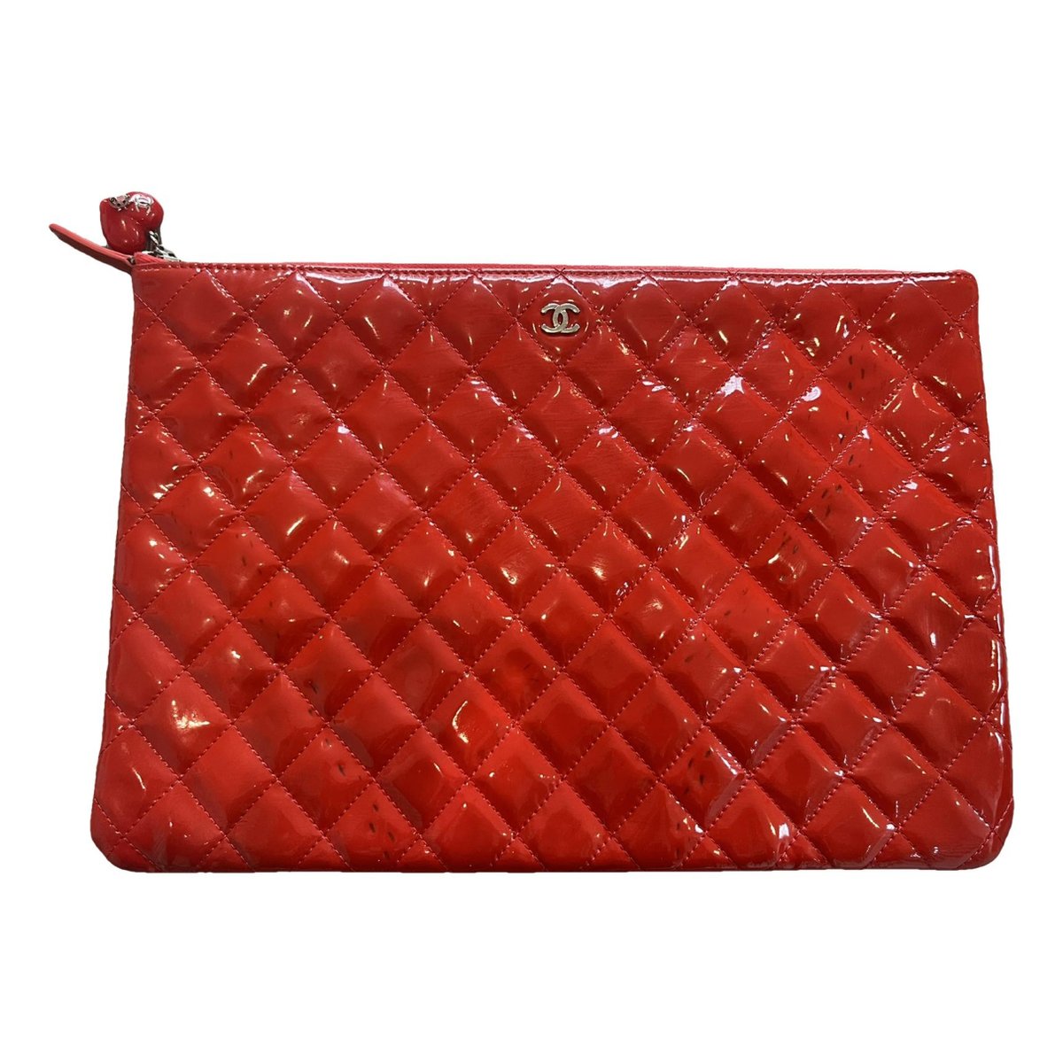 Timeless/Classique patent leather clutch bag