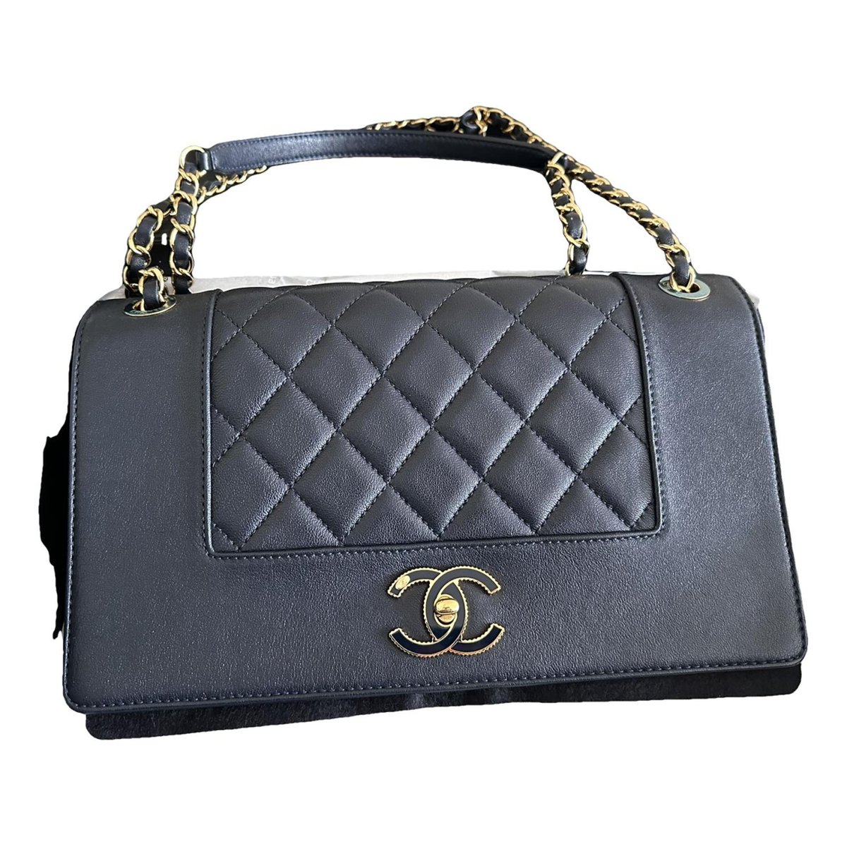 Mademoiselle leather handbag