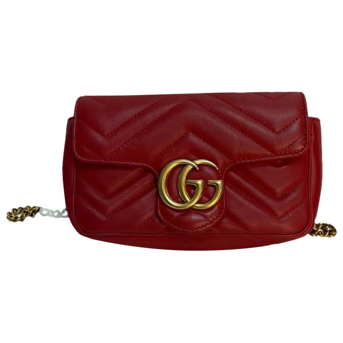 GG Marmont Flap leather handbag