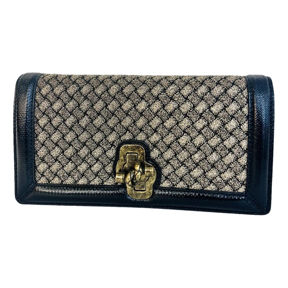 Pochette Knot leather clutch bag