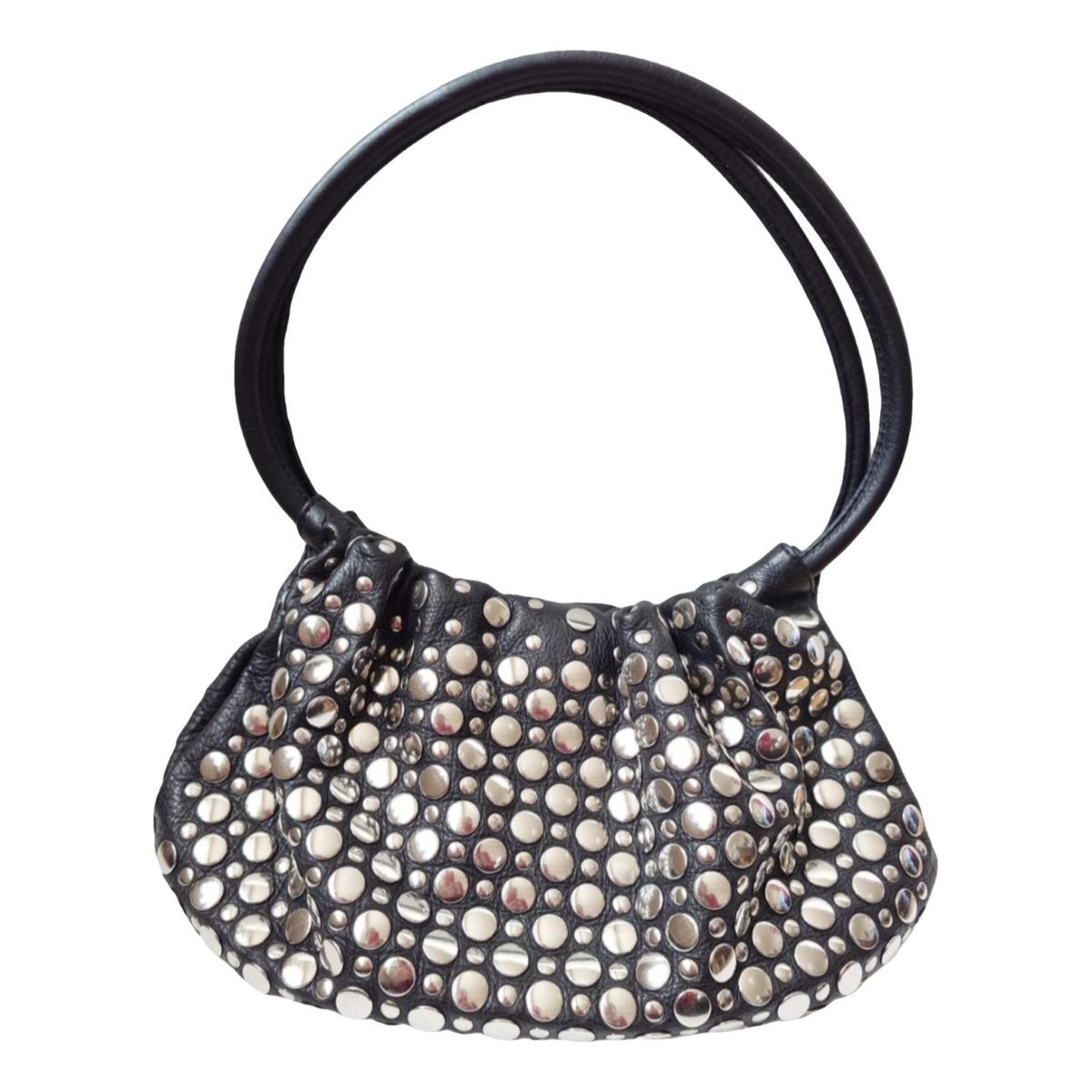Domino leather handbag