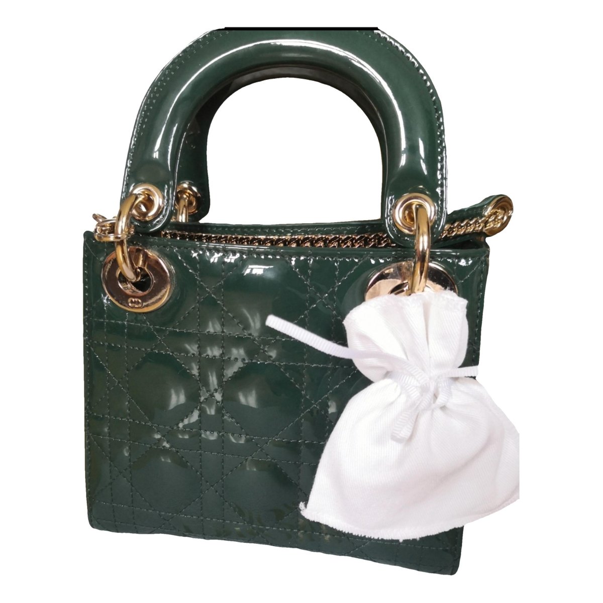 Lady Dior leather handbag