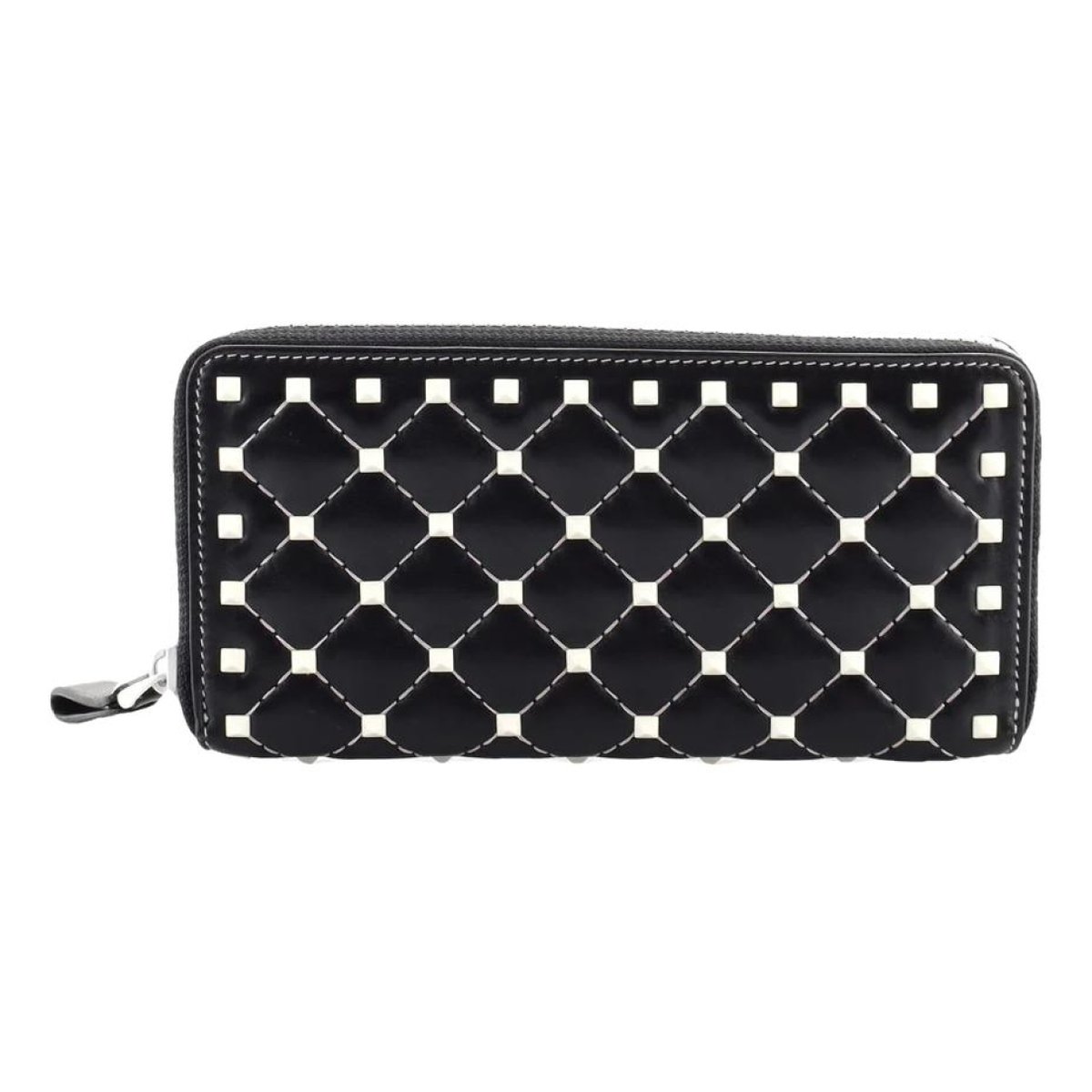 Rockstud leather wallet