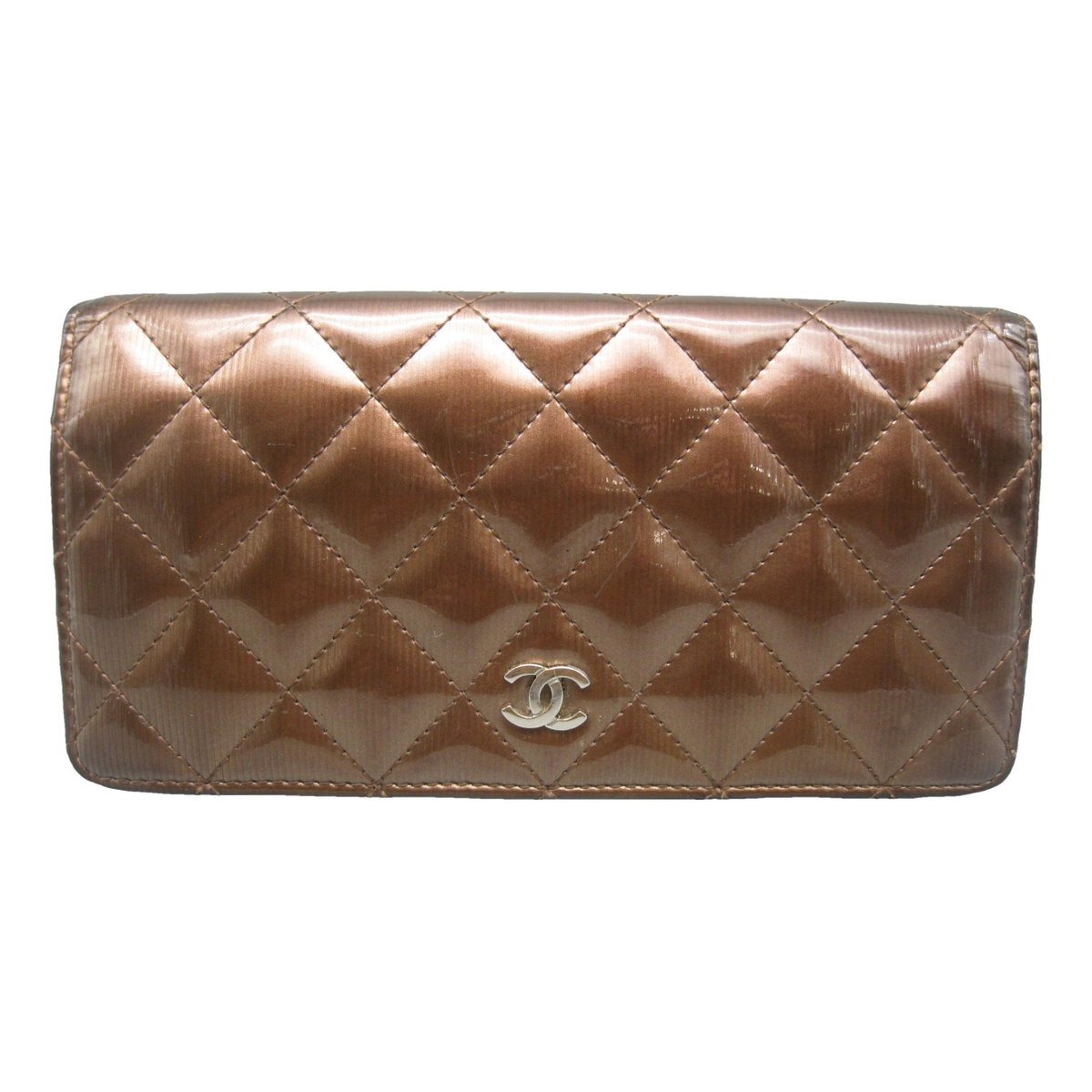 Wallet On Chain Timeless/Classique patent leather handbag
