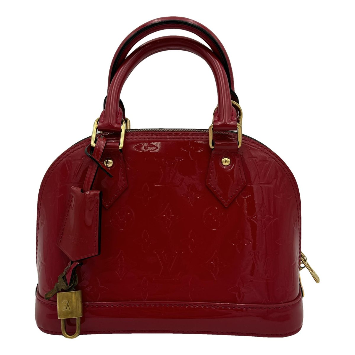 Alma BB patent leather handbag