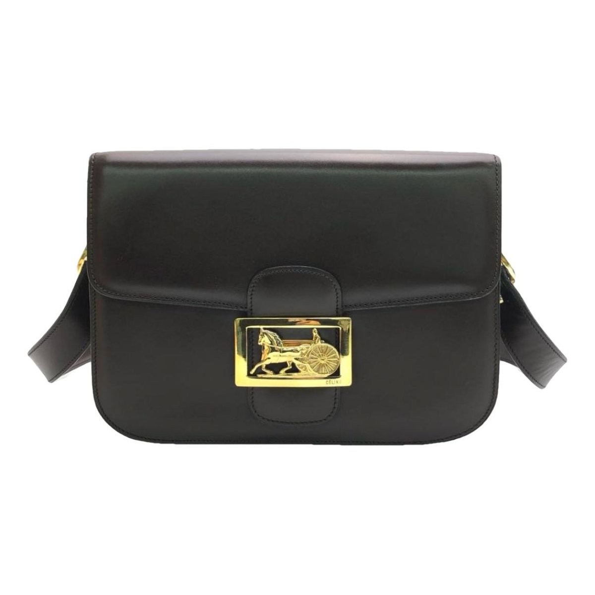 Triomphe Maillon Chain leather crossbody bag