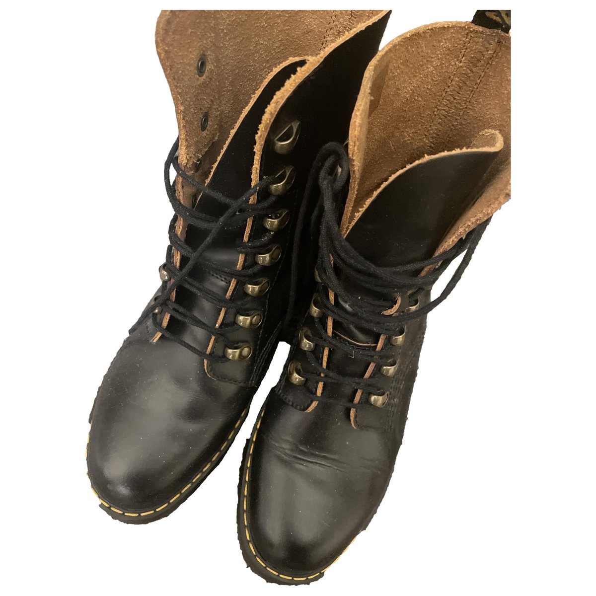 1914 (14 eye) leather western boots
