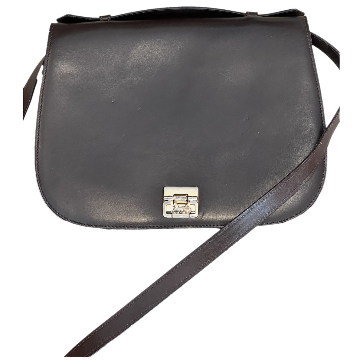 Triomphe Maillon leather crossbody bag