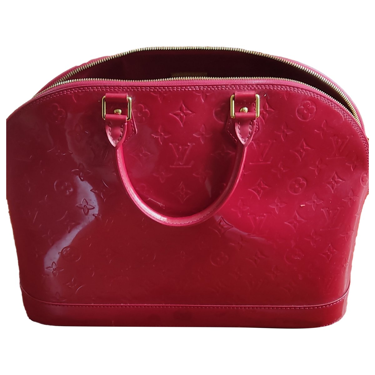 Alma BB patent leather handbag