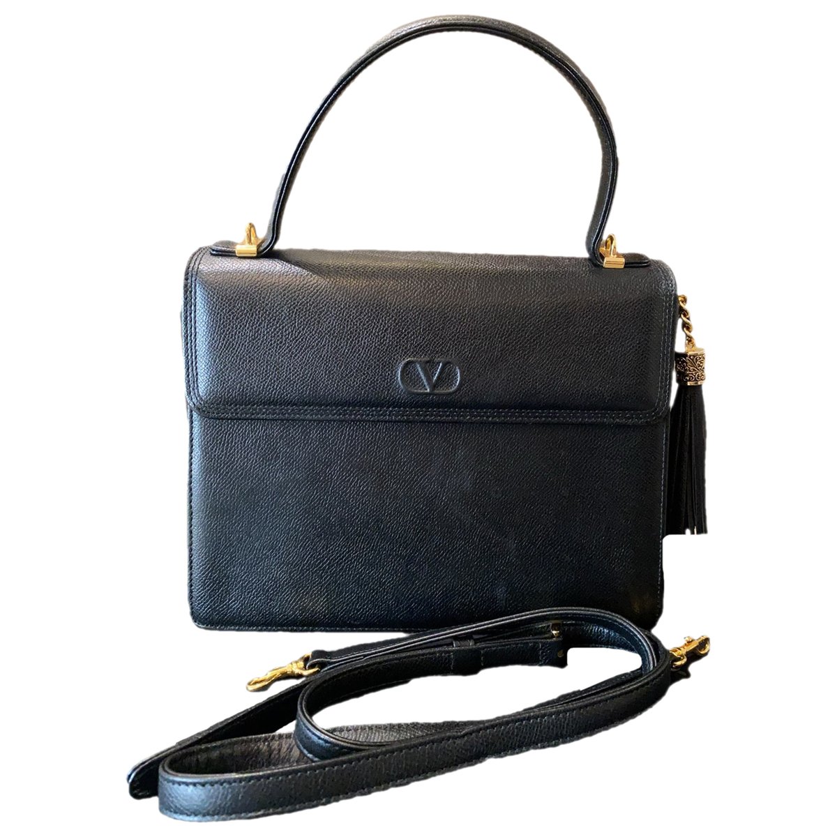Vsling Top Handle leather handbag