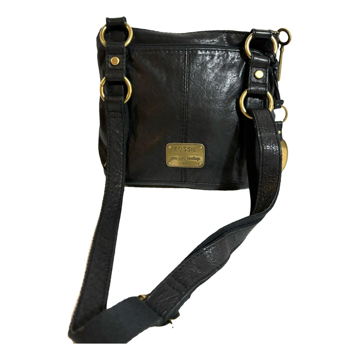 Leather crossbody bag