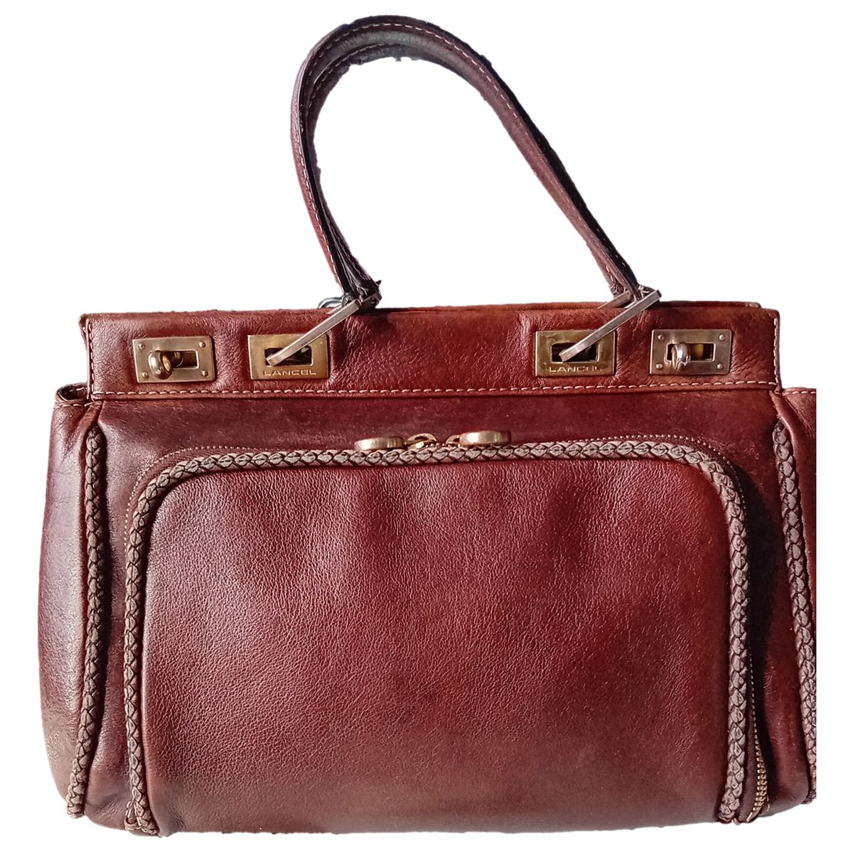 Balancel leather handbag