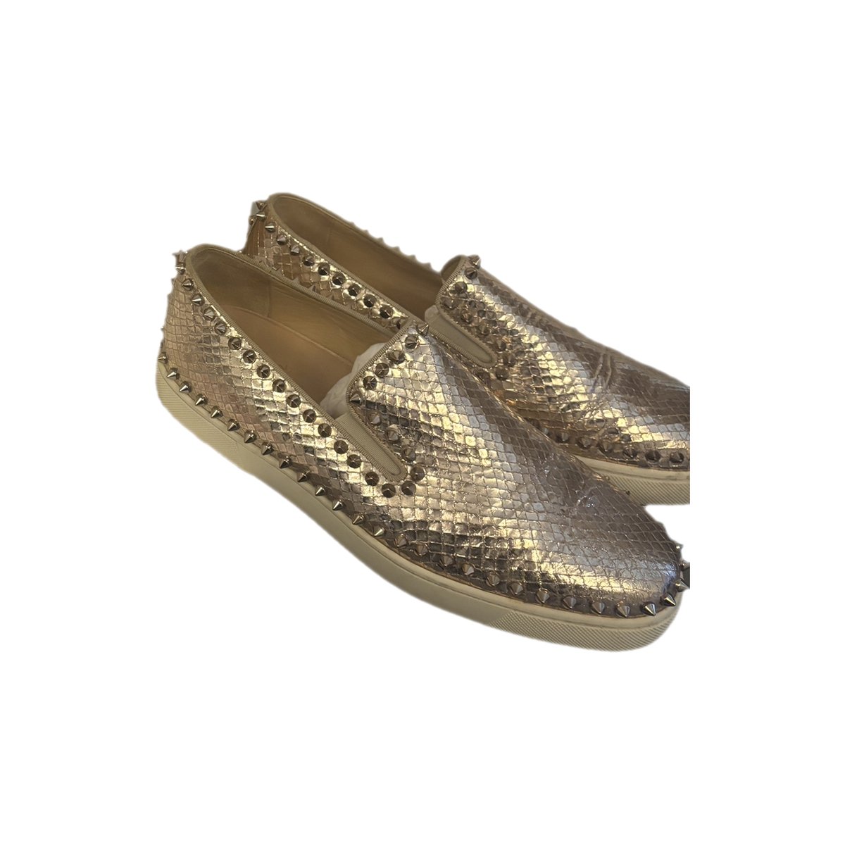 Pik Boat leather trainers
