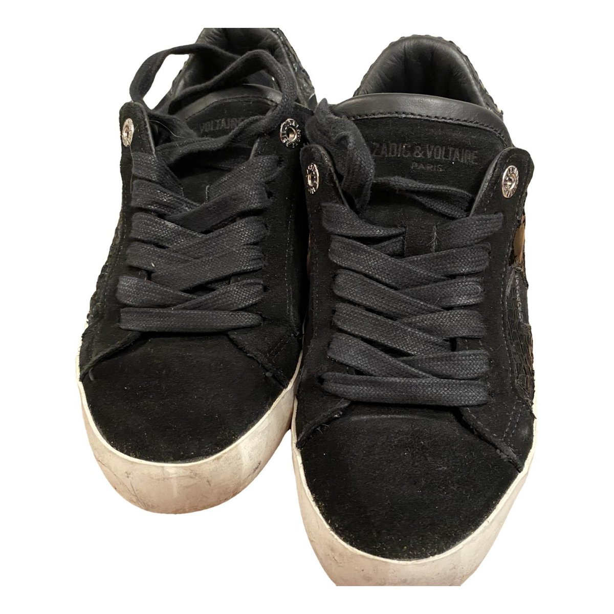 Zadig Stars leather trainers