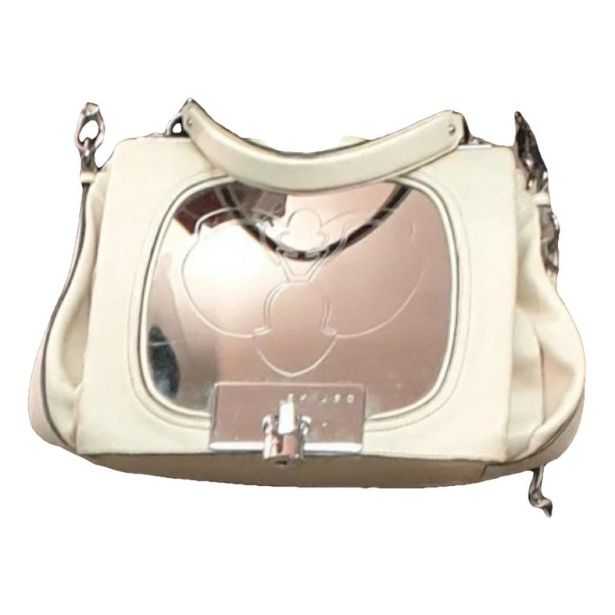 Blade leather clutch bag
