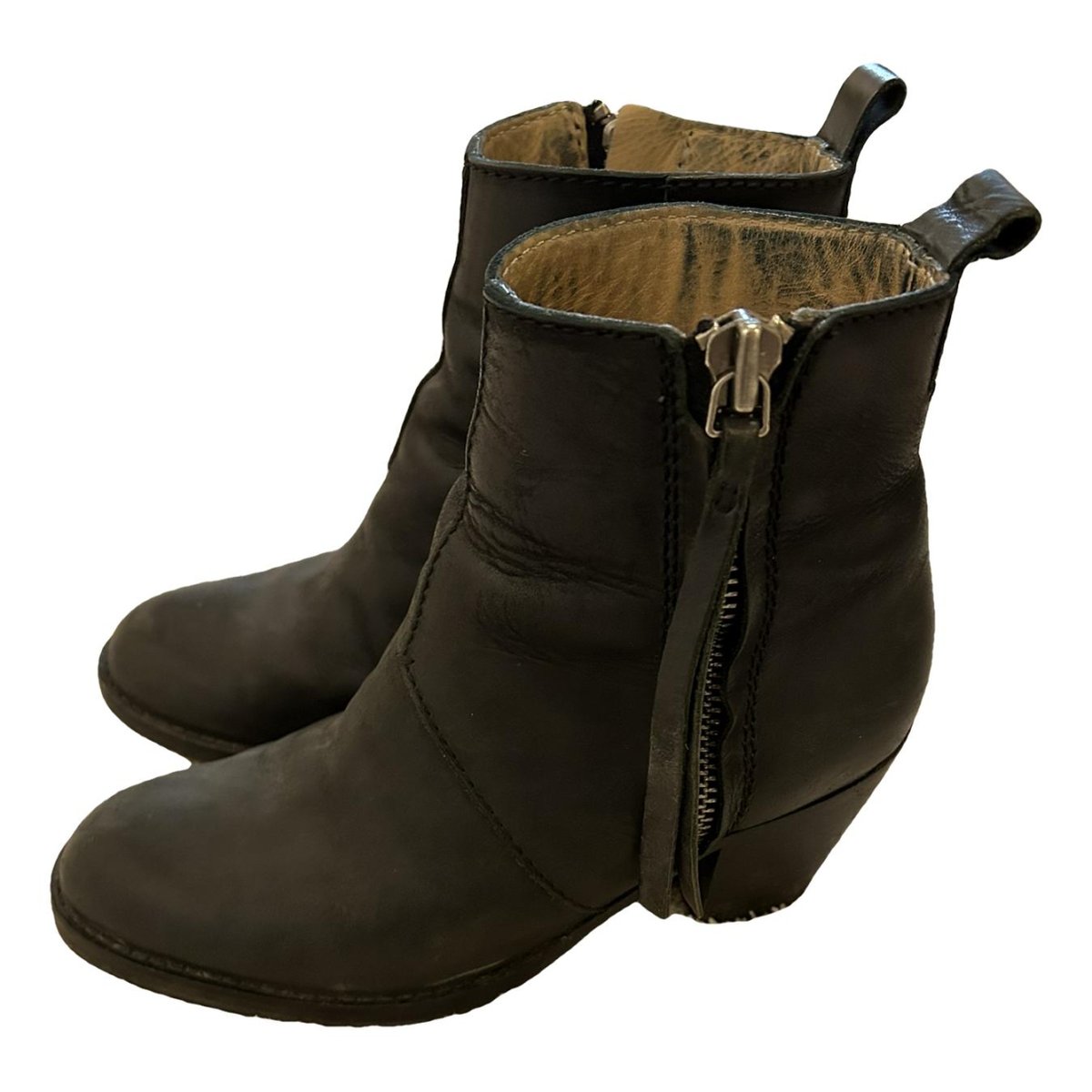 Pistol leather boots