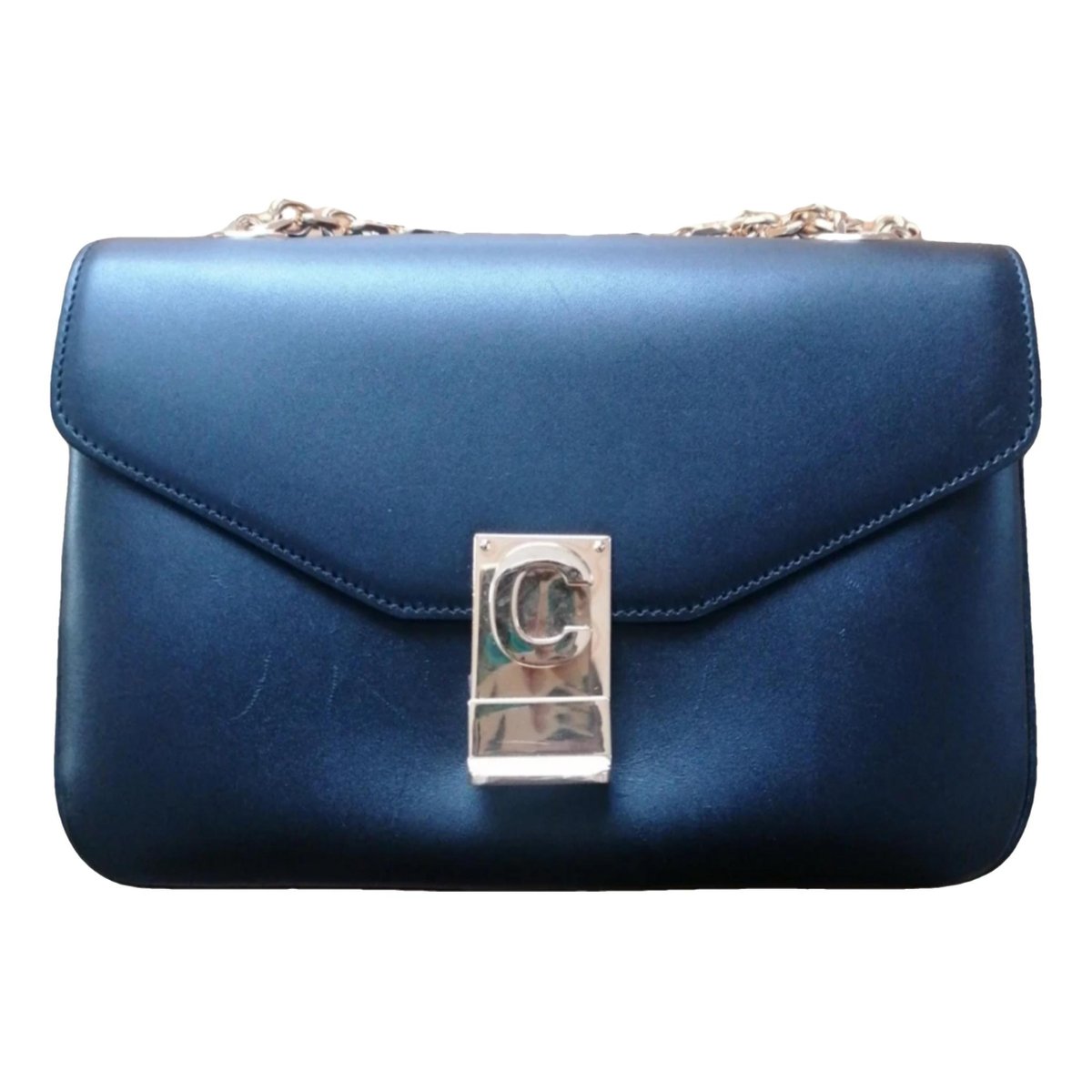 C bag leather crossbody bag