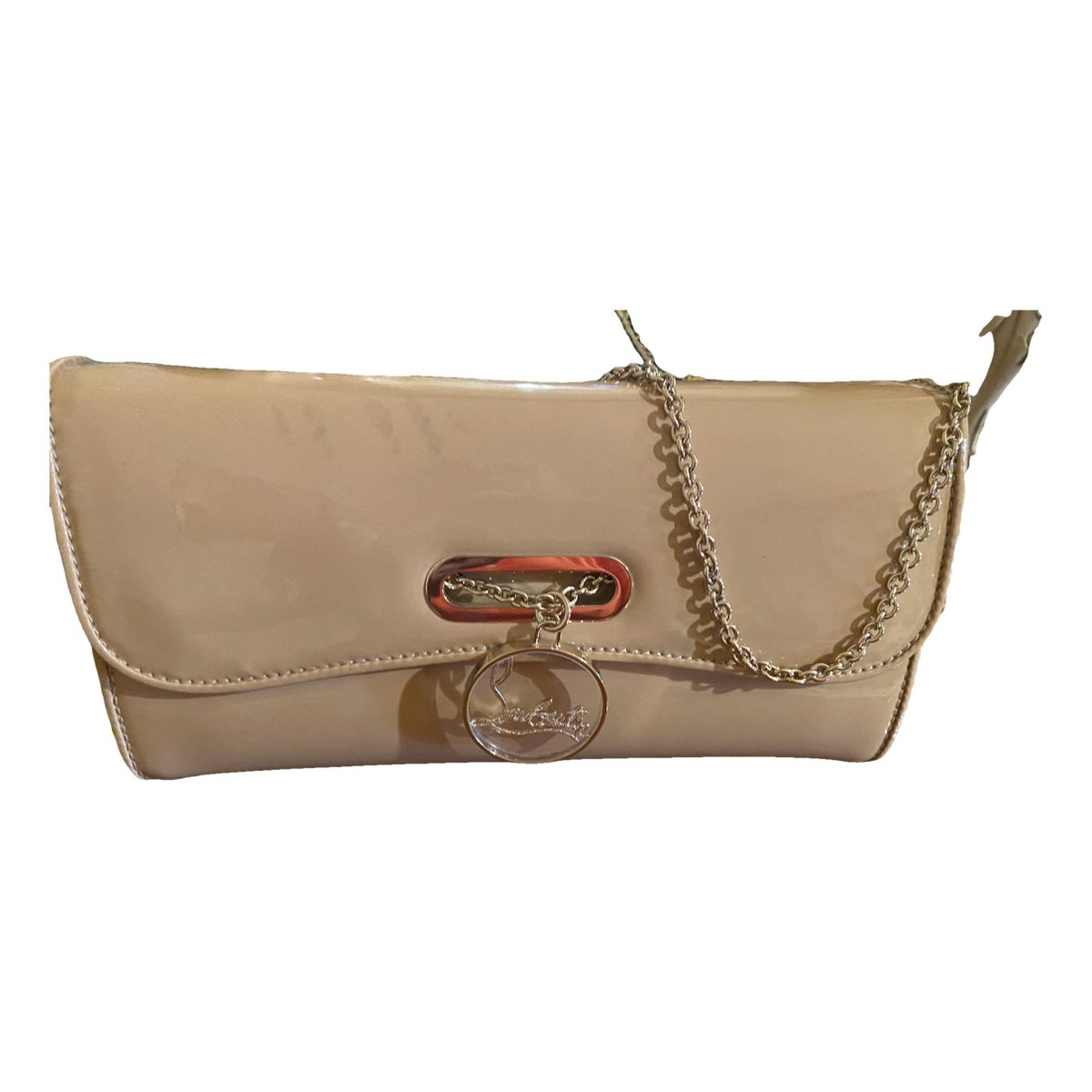 Riviera patent leather clutch bag
