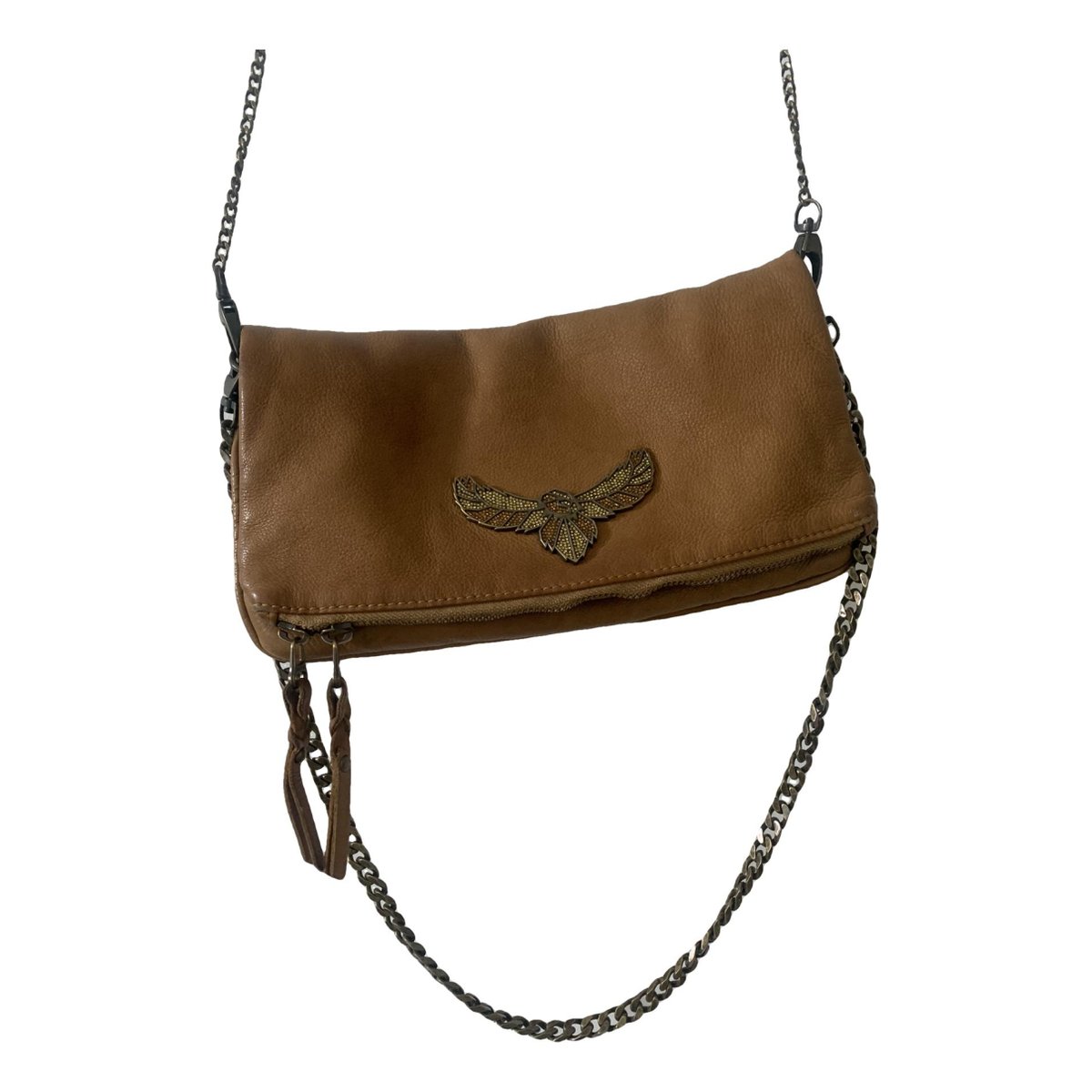 Rock leather crossbody bag