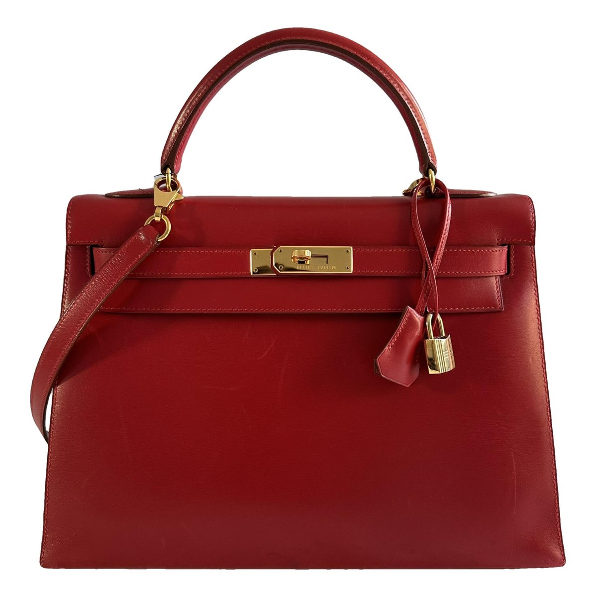 Kelly 32 leather handbag