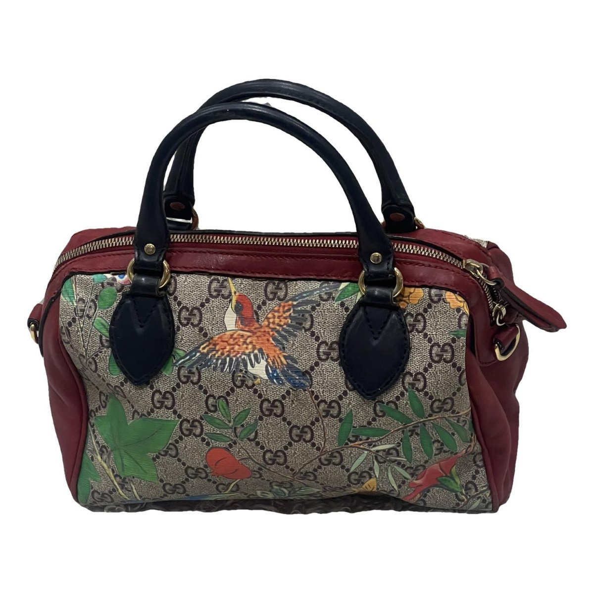 Boston leather handbag