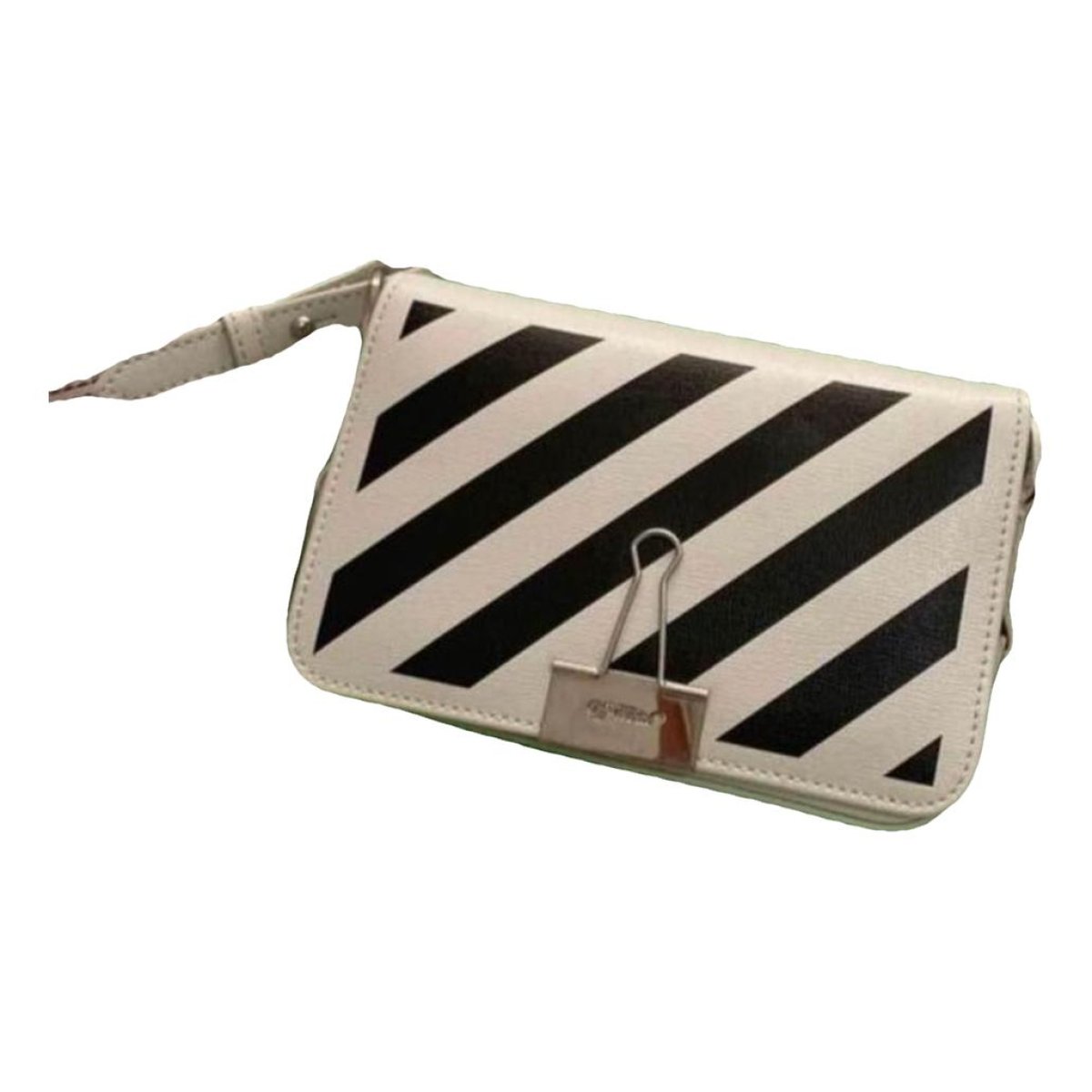 Binder leather crossbody bag
