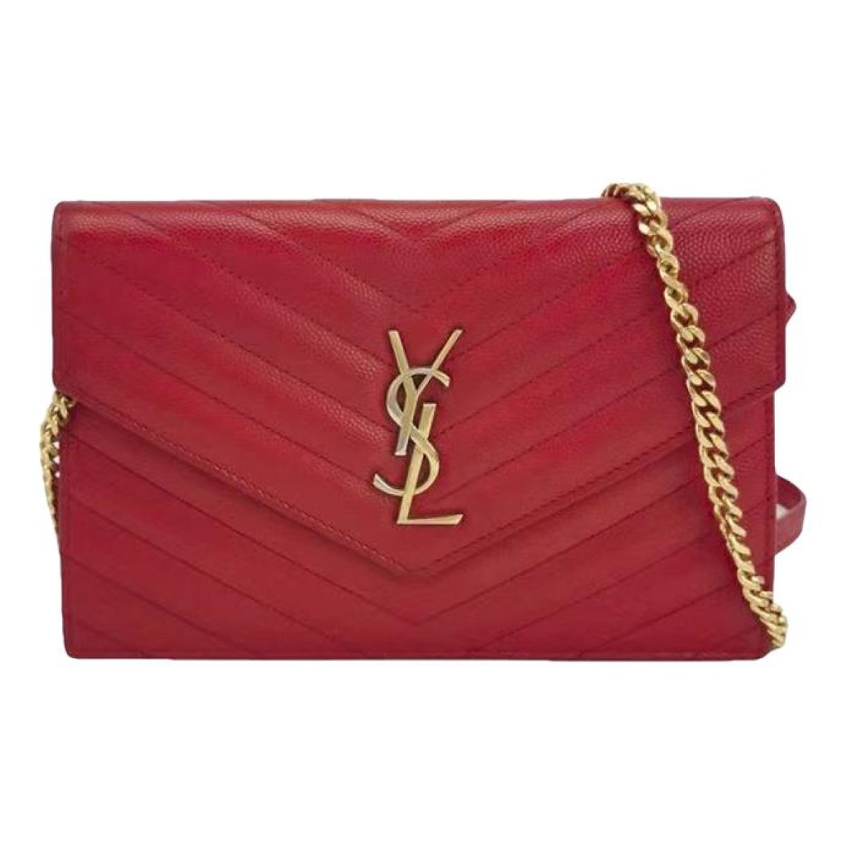 Envelope leather handbag