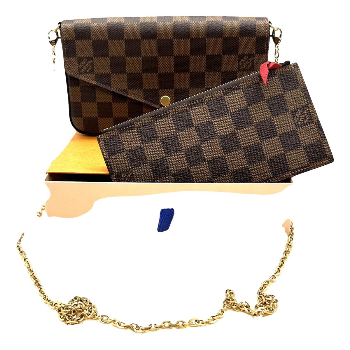 Félicie cloth clutch bag