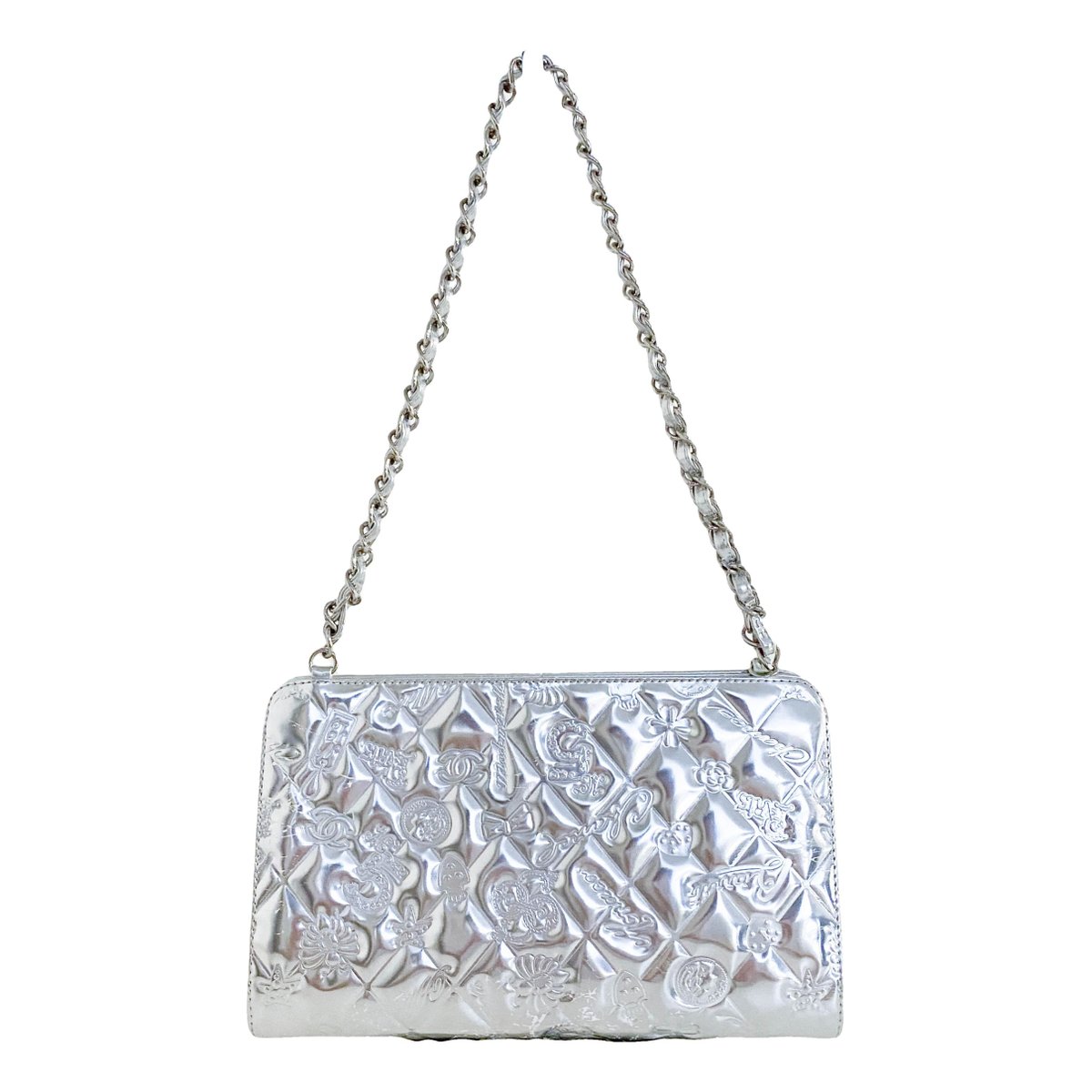 Vintage CC Chain patent leather handbag