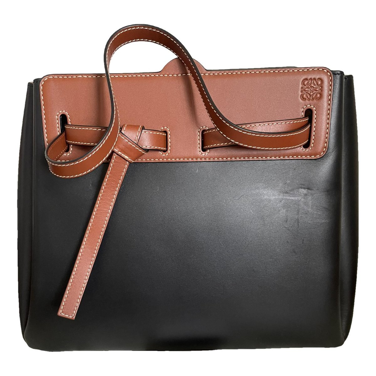 Lazo leather tote