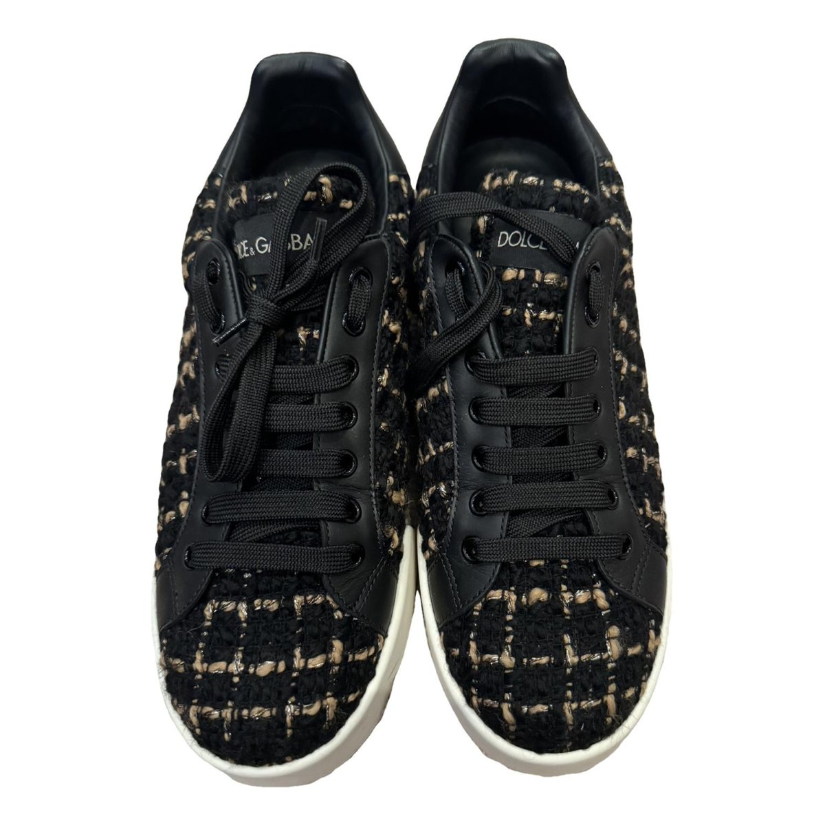 Portofino tweed trainers