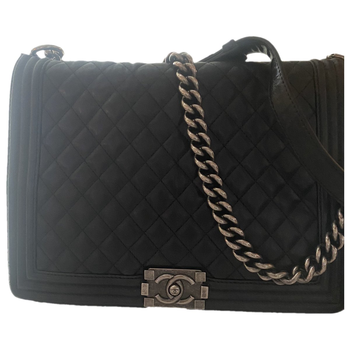 Boy leather crossbody bag