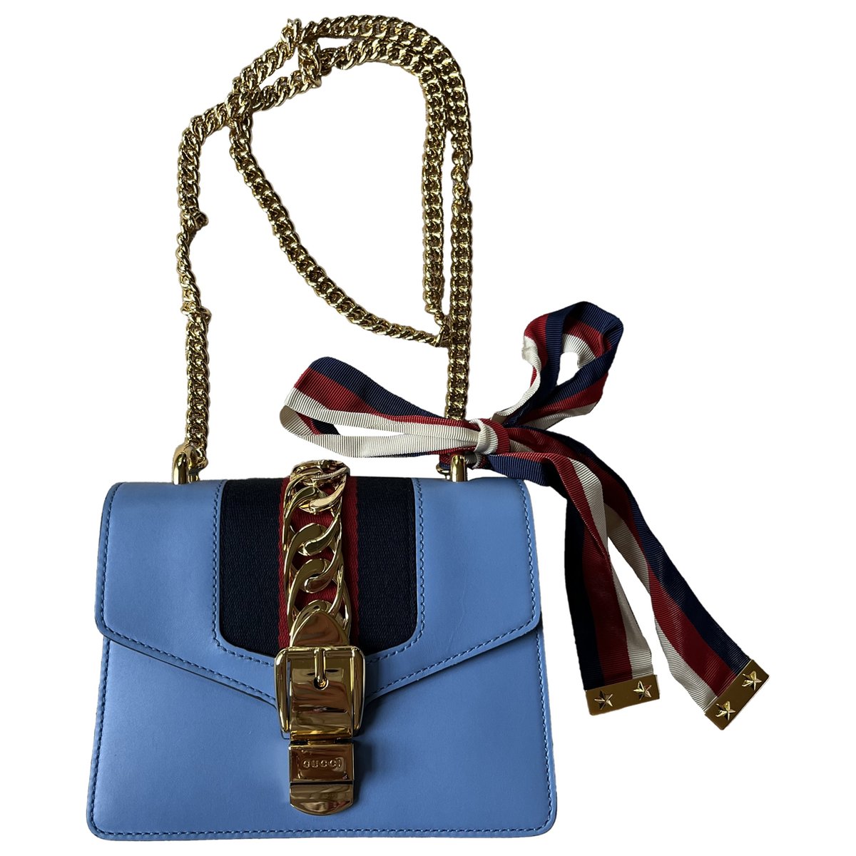 Sylvie Flap Chain leather handbag