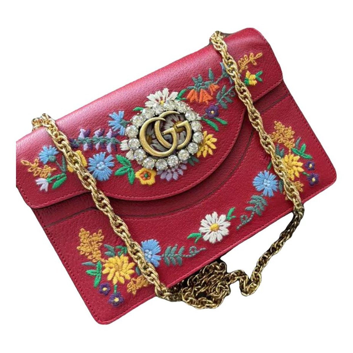 Animalier leather handbag