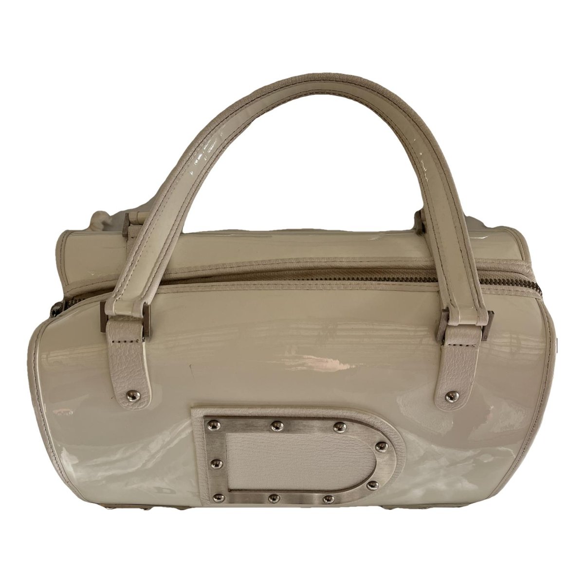 Cool Box patent leather handbag