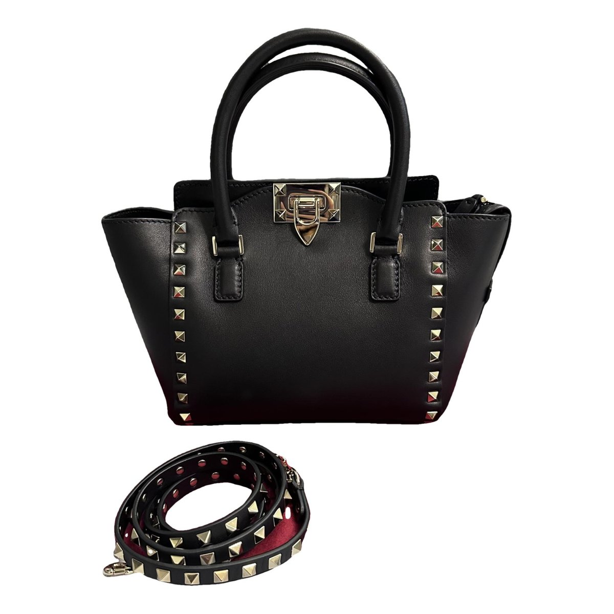 Micro Rockstud leather handbag
