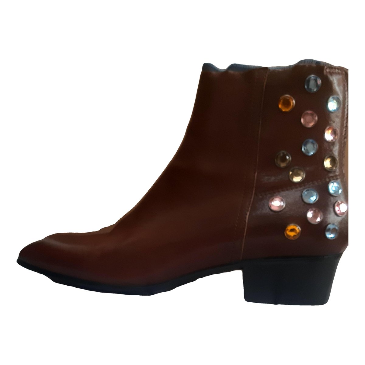 Break leather boots