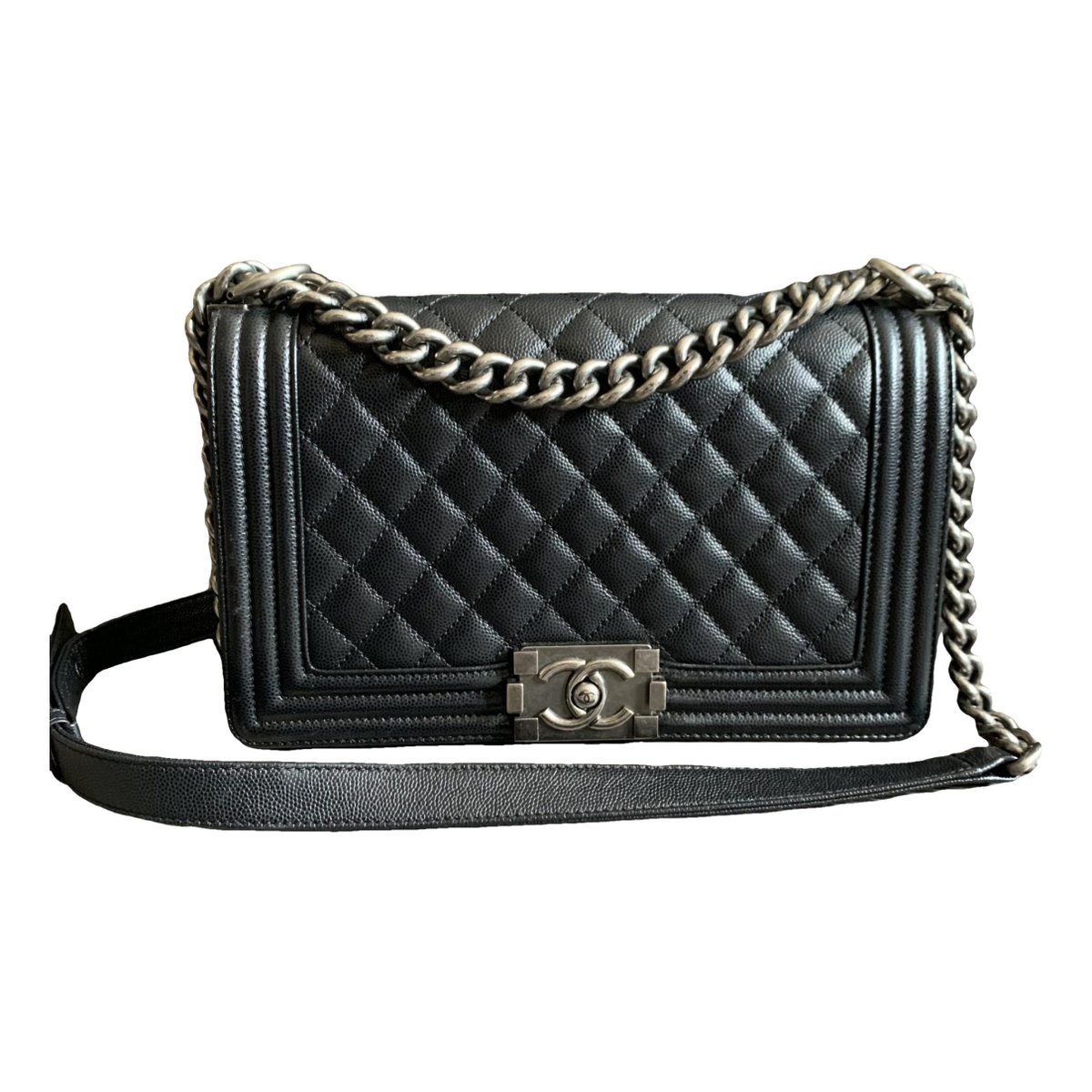 Boy leather crossbody bag