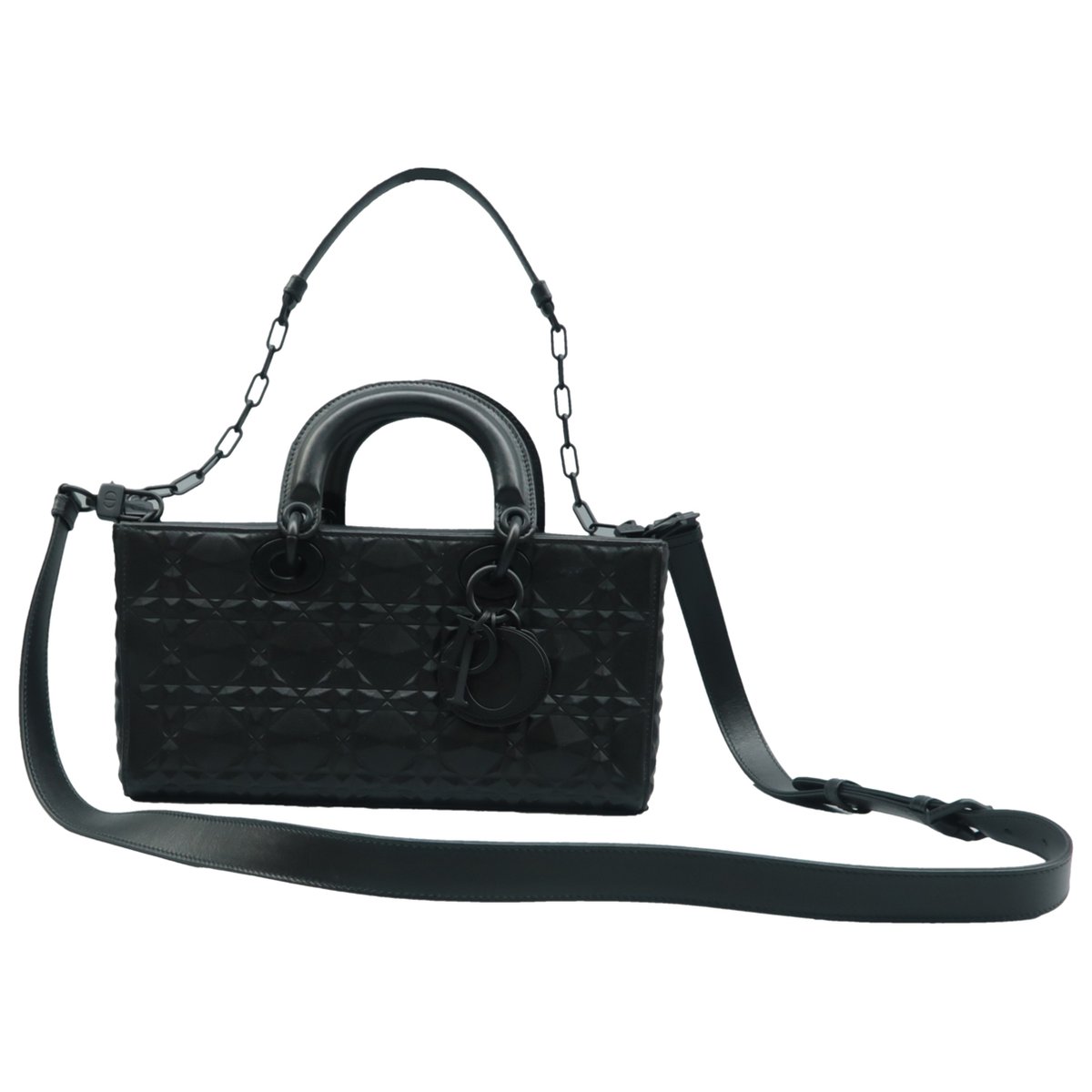 Lady Dior leather satchel