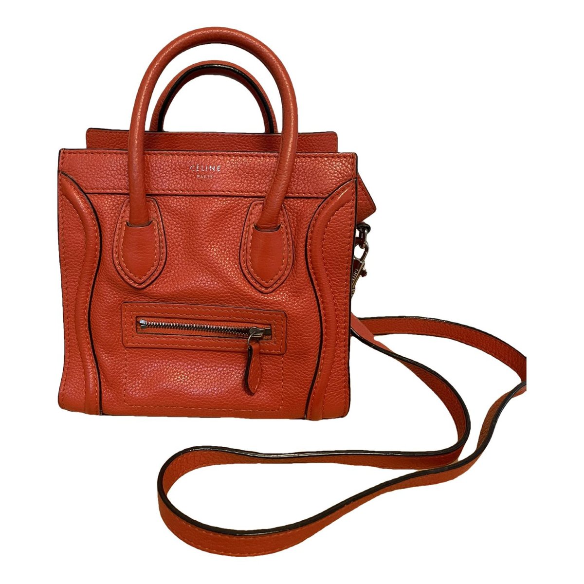 Nano Luggage leather handbag