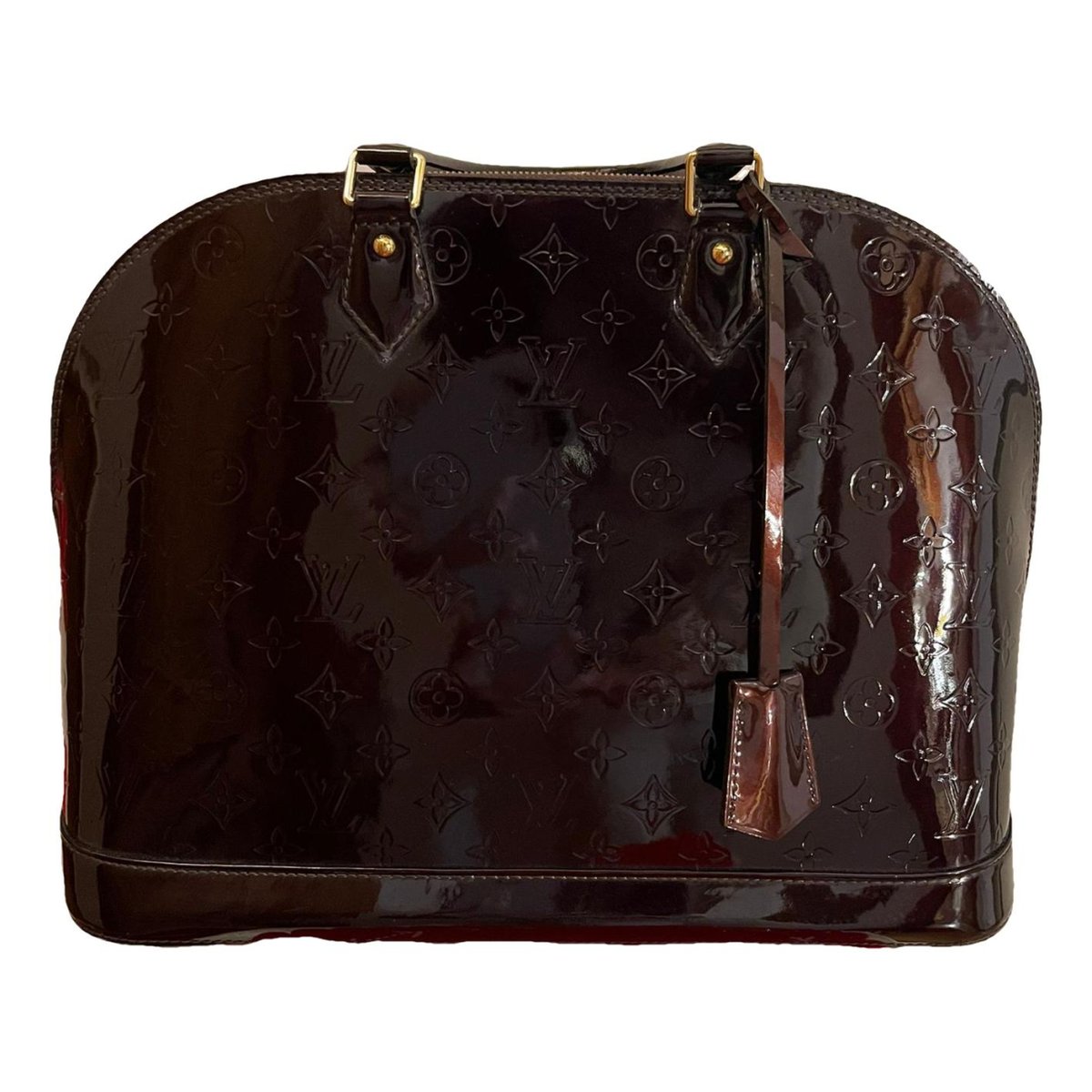 Alma patent leather handbag