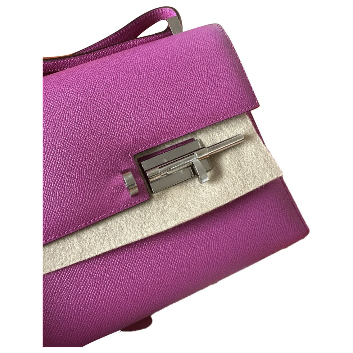 Verrou leather crossbody bag