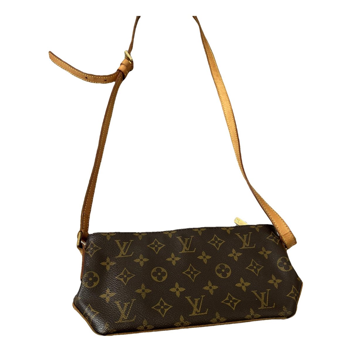 Trotteur leather handbag