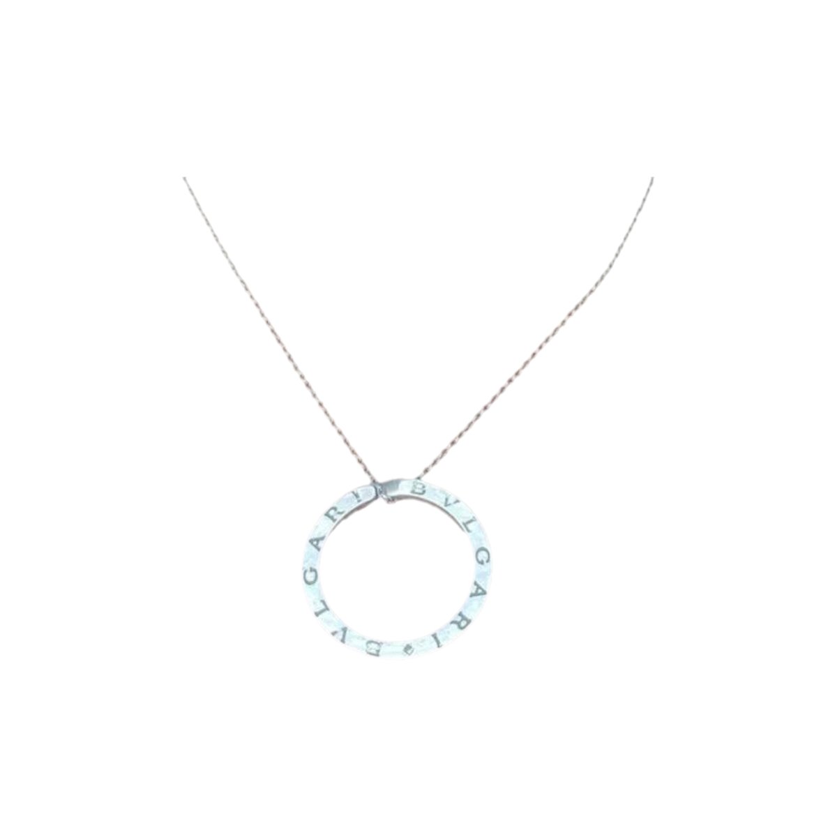 Bulgari silver pendant