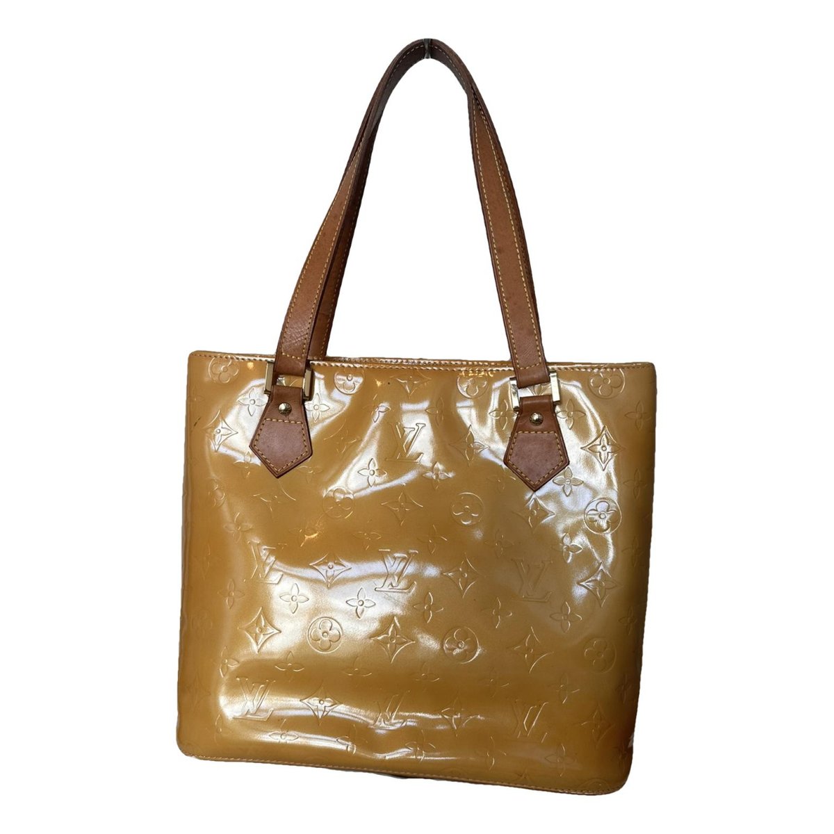 Houston patent leather handbag