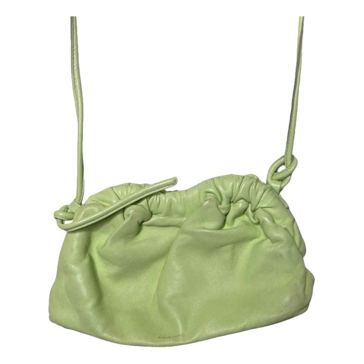 Cloud leather clutch bag
