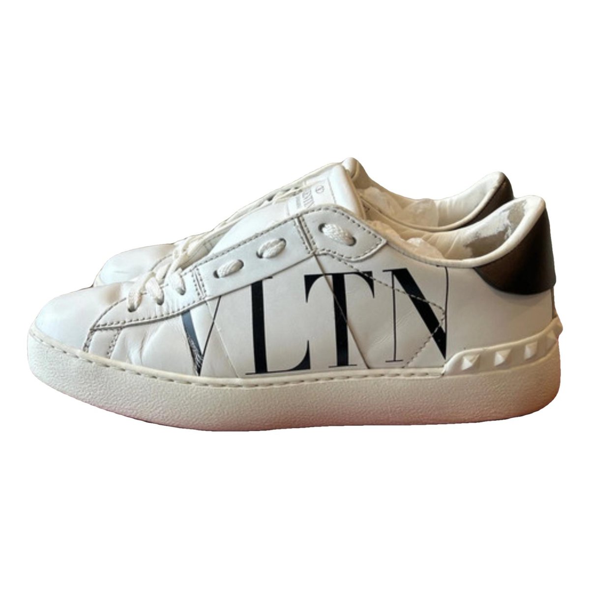 Open VLTN leather trainers