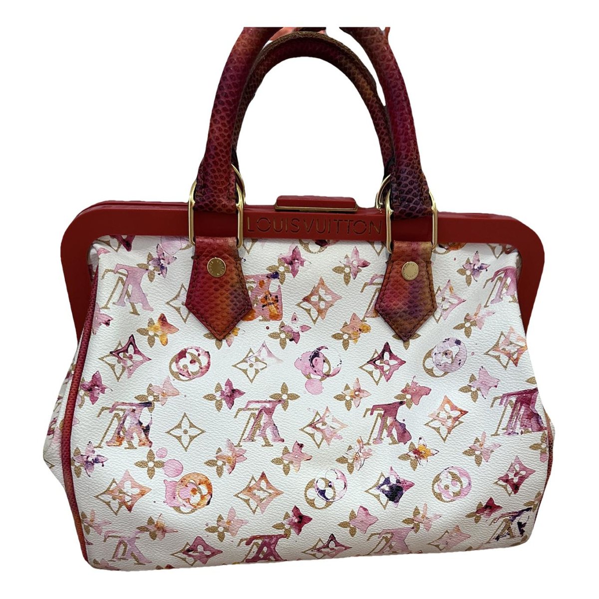 Speedy leather handbag